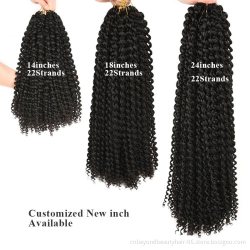 Water Wave Passion Twist Hair Butterfly Long Soft Locs Crochet Braids Passion Twist Hair Water Wave
